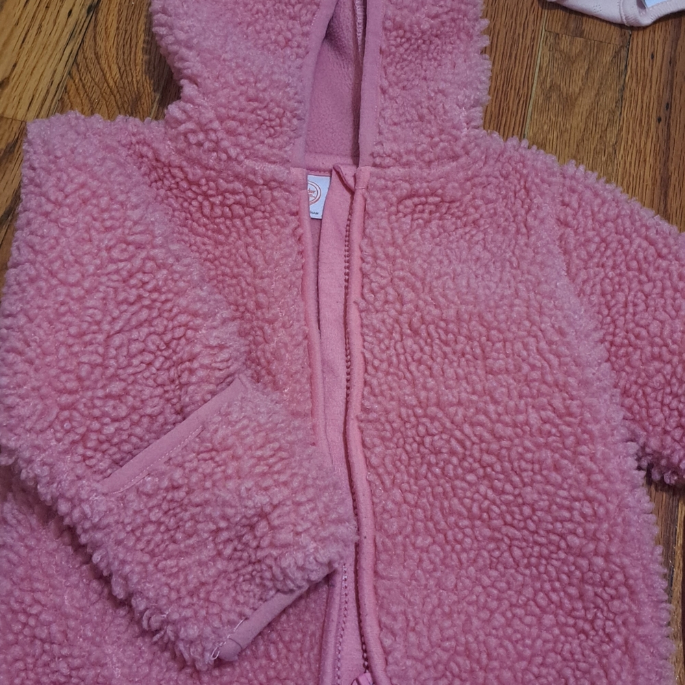Bundle Okie Dokie Fuchsia Sherpa Jacket